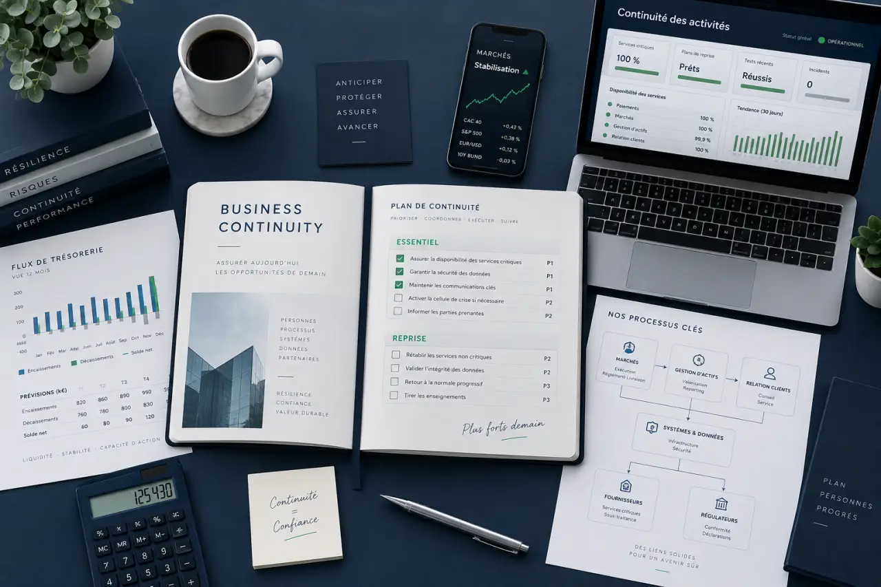 Planning business continuity : maintenir l’essentiel avant de tout reprendre