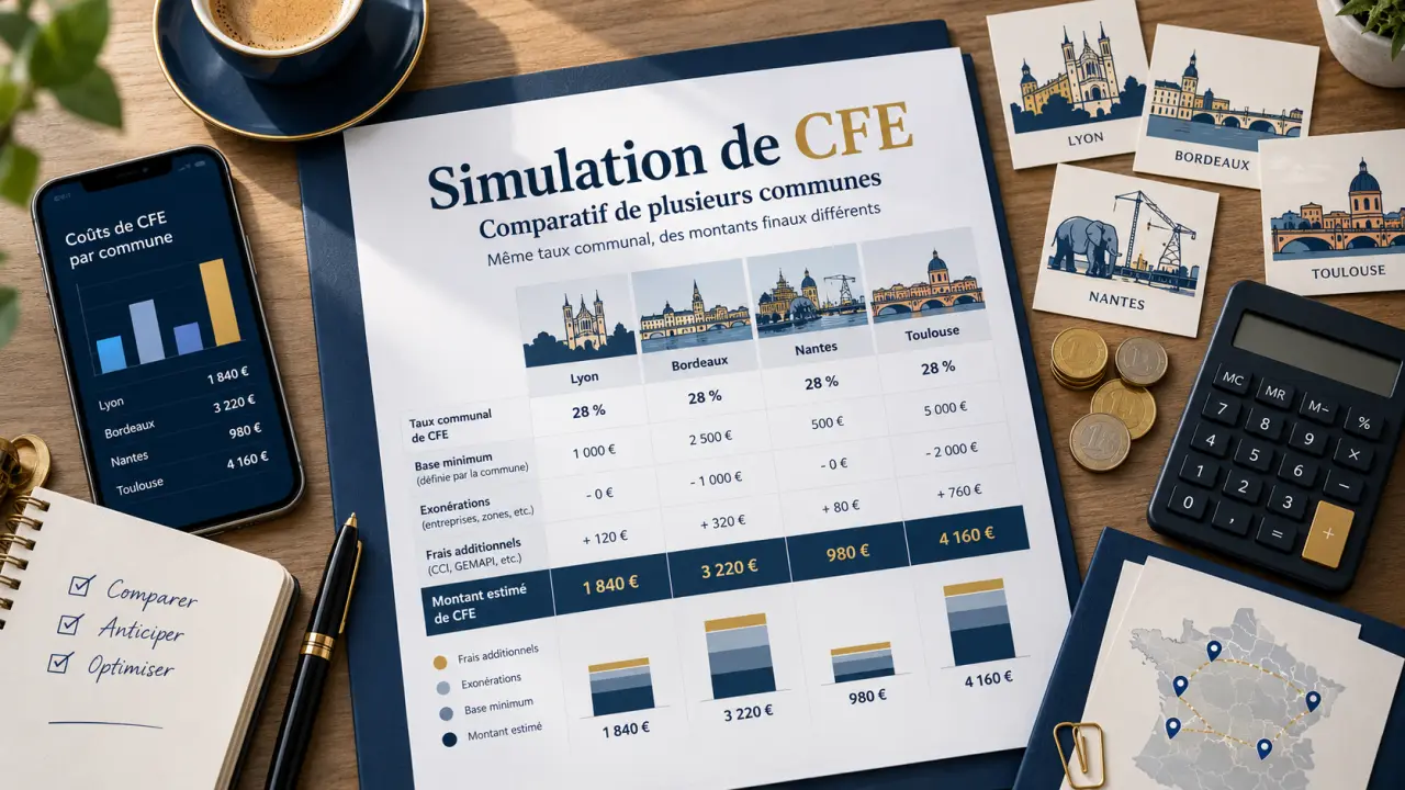 Simulation CFE : le taux communal ne suffit pas à prévoir votre facture