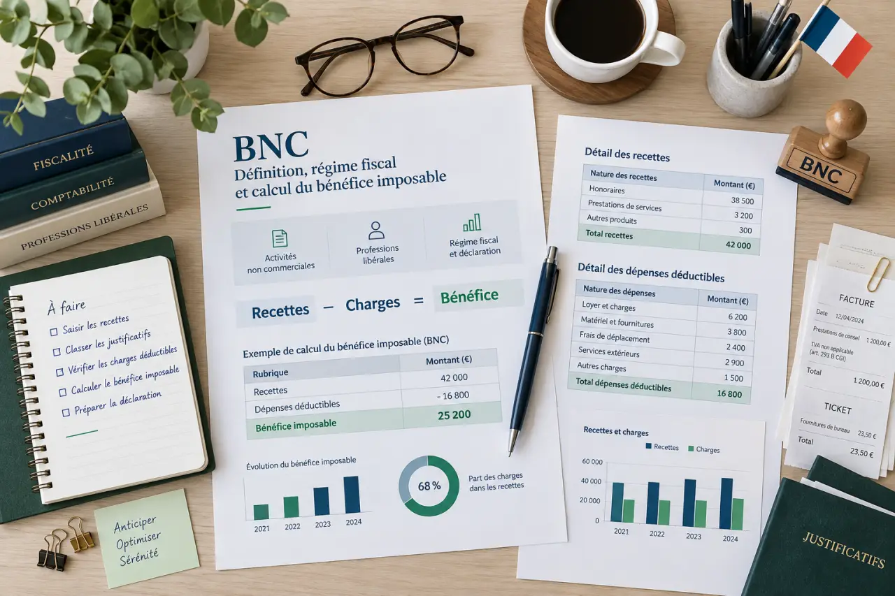 BNC : définition, régime fiscal et calcul du bénéfice imposable